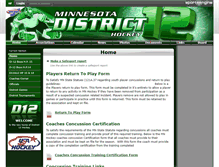 Tablet Screenshot of d12hockey.com